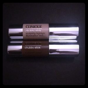 Clinique 01 curvy contour & 01 hefty highlighter
